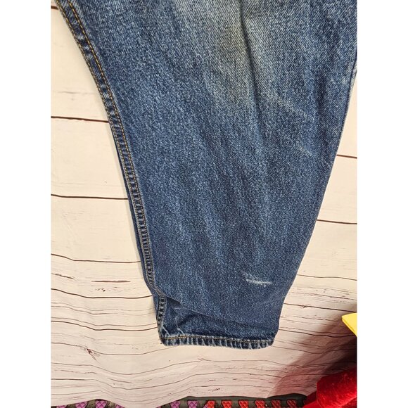 Levi's Bootcut 517s Size 36 x 30 Men's Denim Blue Jeans - Picture 10 of 14